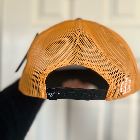 Lost Calf Rodeo Black and Orange Cap * New - Picture 5 of 7